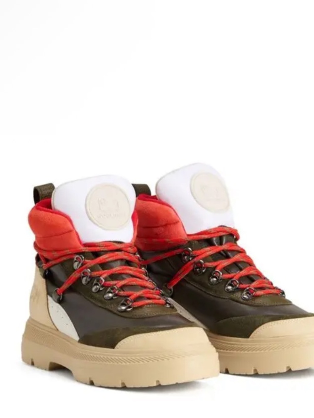 Woolrich Logo Patch Military Boots